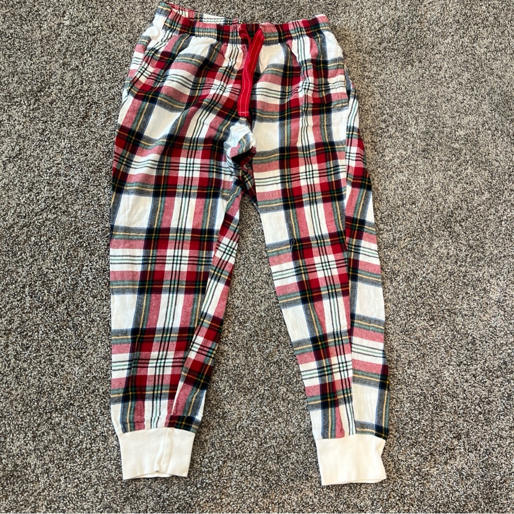 Old Navy Men’s Pajama Pants Plaid Cotton Flannel Drawstring Pockets XS